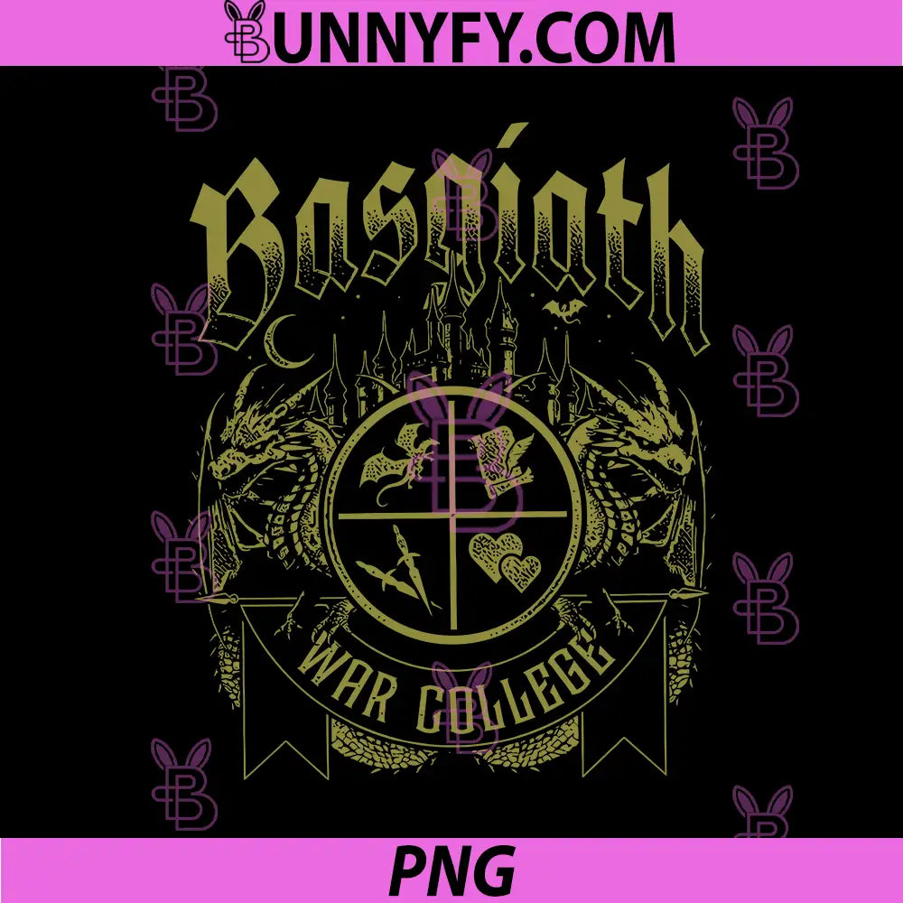 Basgiath War College Dragon Crest PNG, Basgiath Gothic Dragon Emblem PNG