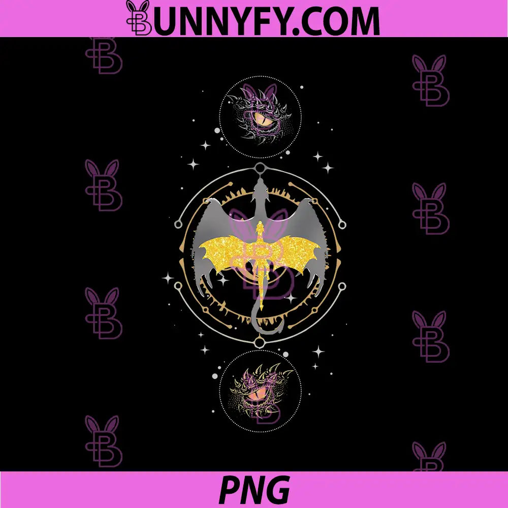 Golden Dragon Magic Circle PNG, Fantasy Dragon Rider Sigil Art PNG