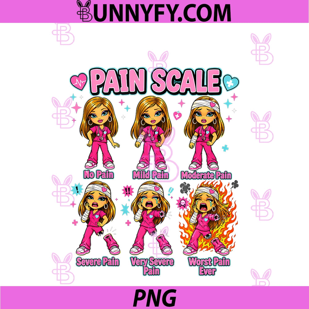 Pain Scale PNG, Nurse Doll Healthcare Medical Worker Humor PNG