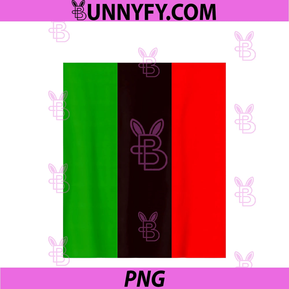 Pan African UNIA Flag PNG, Black Liberation Flag Afro-American PNG