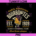 Paris Bourbonites Kentucky PNG, Vintage Defunct Unisex PNG