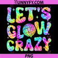 Party 80s Group Team PNG, Lets Crazy Colorful Glowing PNG