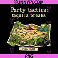 Party Tactics Tequila Breaks PNG, Margarita Map Joke PNG