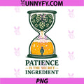 Patience is The Secret Ingredient PNG, Homebrew Aging PNG