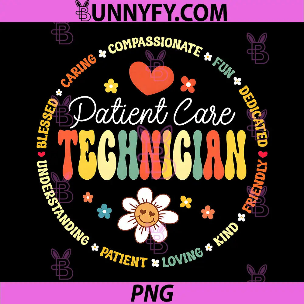 Patient Care Technician PNG, Heart Stethoscope PCT Comfort PNG