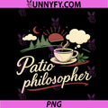 Patio Philosopher PNG, Local Pride Badge Graphic PNG