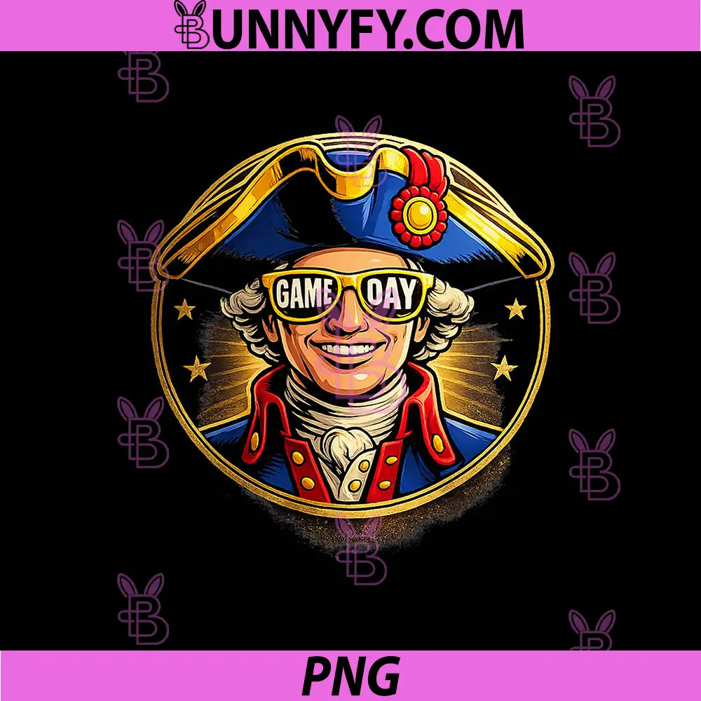 Patriot Game Day Historic Meme PNG, Funny Colonial Sunglasses Art PNG