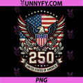 Patriotic 250 Years USA 250 PNG, Anniversary American 4th of July PNG