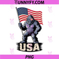 Patriotic 4th of July USA PNG, Bigfoot Performance PNG