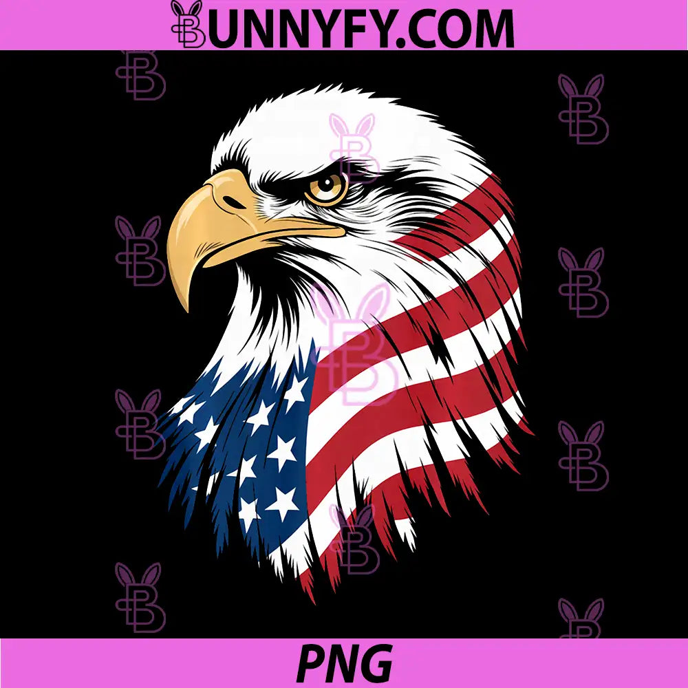 Patriotic American with Eagle PNG, USA Flag Performance PNG