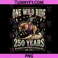 Patriotic Cowboy US 250 Years PNG, Independence Day PNG