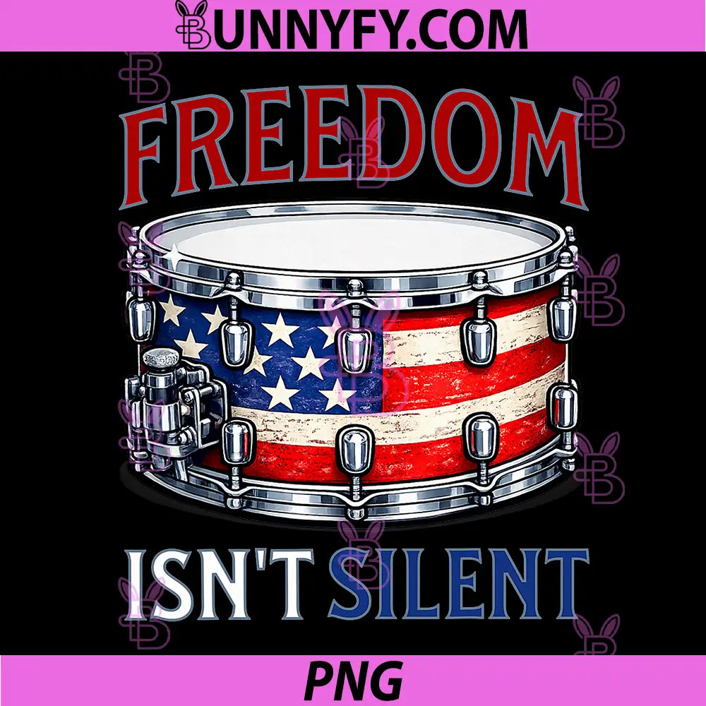 Patriotic Drummer Snare Drum PNG, Retro Vintage American PNG
