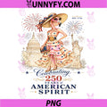 Patriotic Flamingo 250 Years PNG, Americans Spirit 4th of July PNG