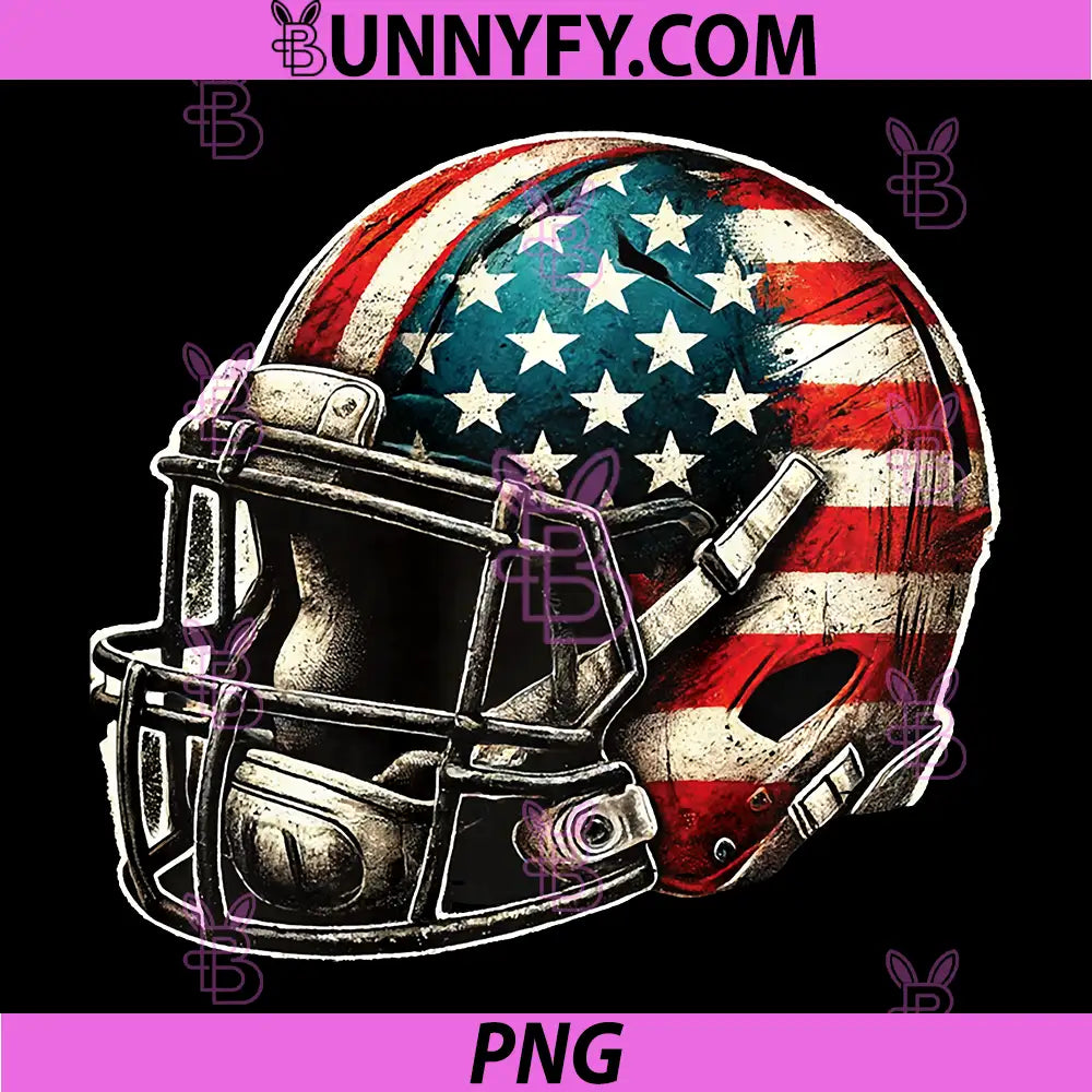 Patriotic Football 4th of July USA PNG, American Flag PNG