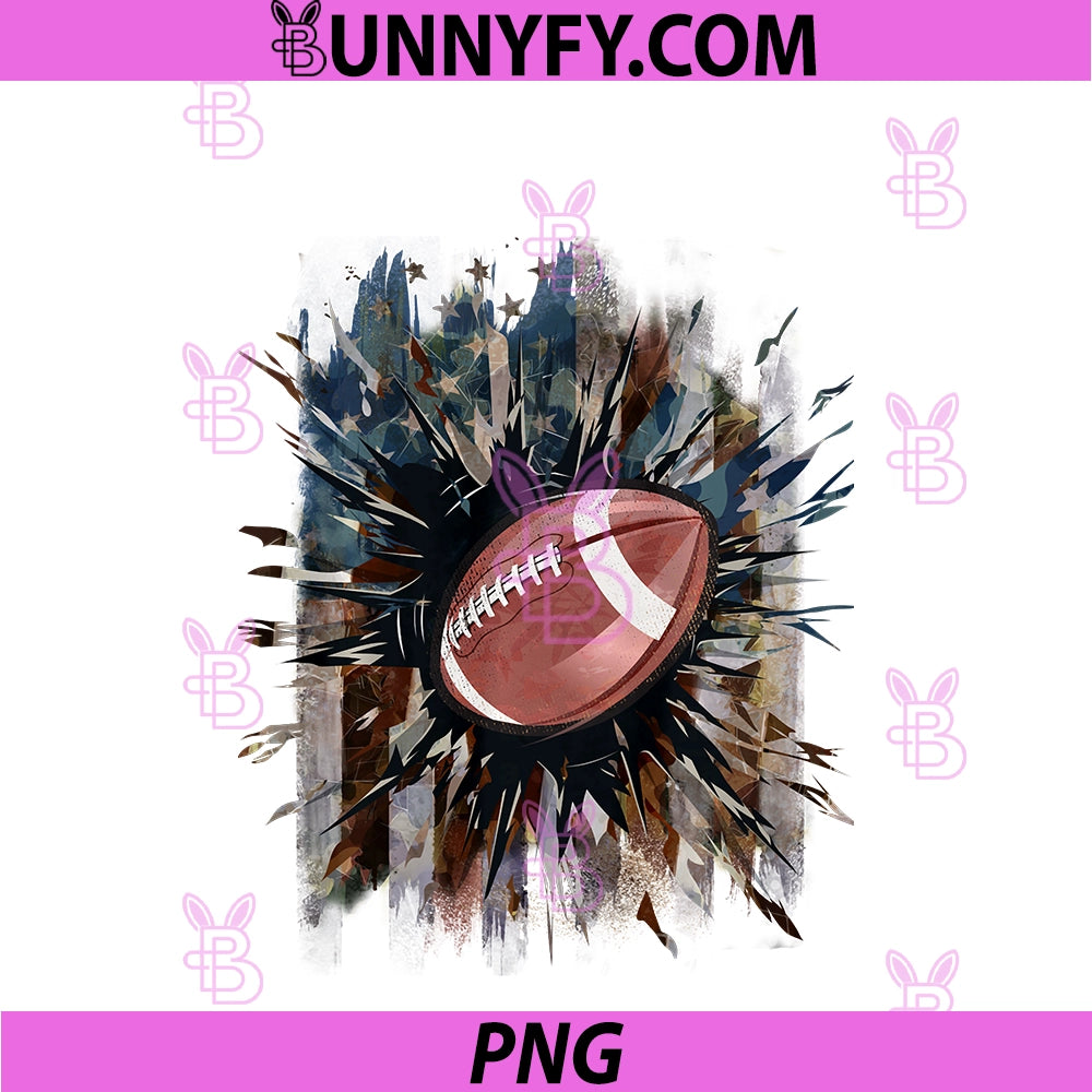 Patriotic Football PNG, 4th Of July Men USA American Flag Boys Performance PNG