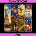 Patriotic God Bless America Faith PNG, America 250th July 4th PNG