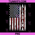 Patriotic USA Flag Alabama PNG, Football Season Party PNG