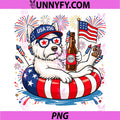 Patriotic Westie Dog 4th of July PNG, USA 250 Years Dog Lover PNG