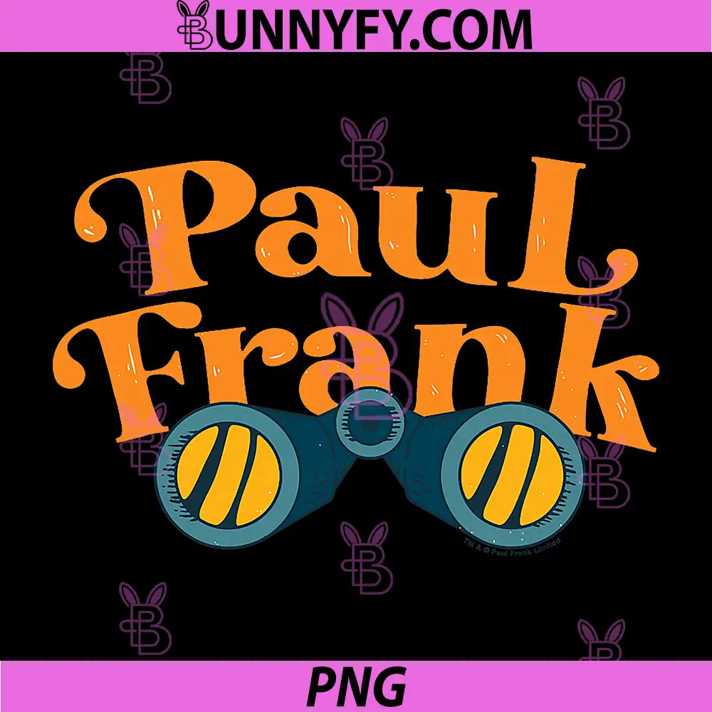 Paul Frank PNG, Blue & Yellow Binoculars PNG
