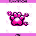 Paw Gradient PNG, Pastel PNG