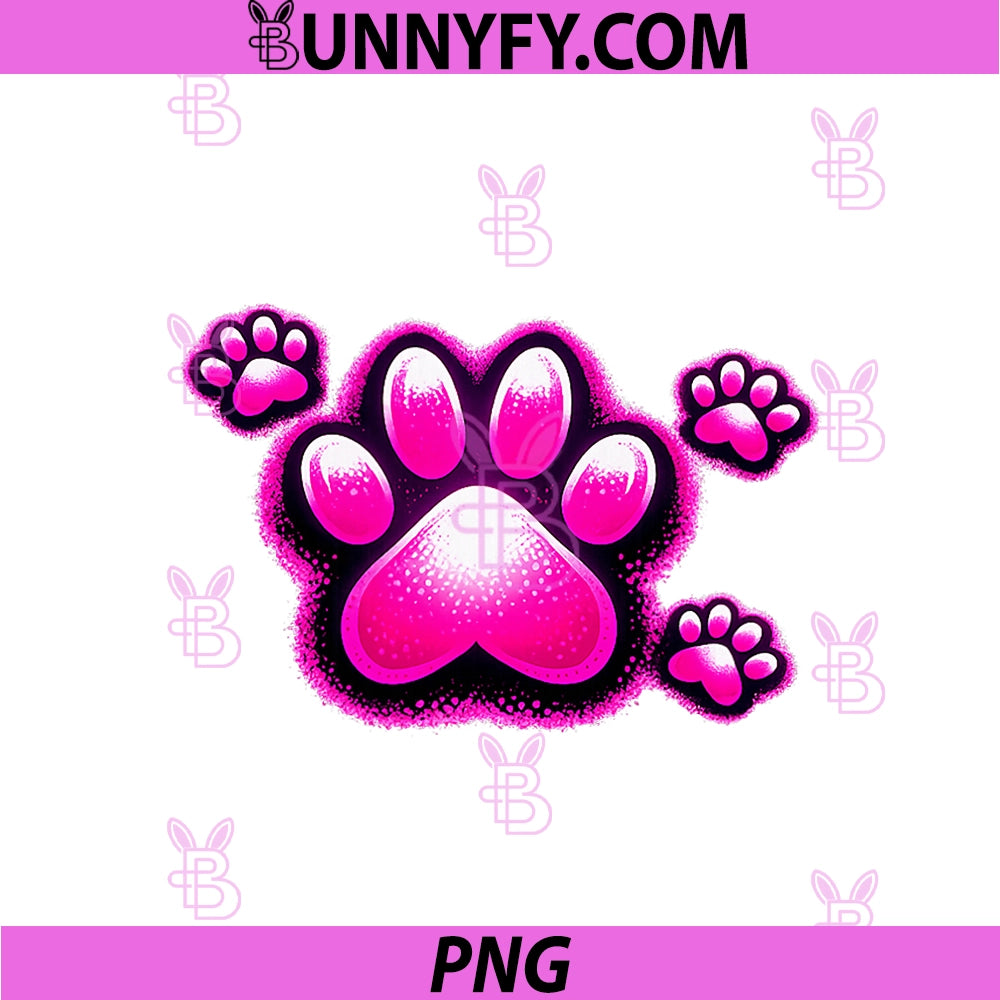 Paw Gradient PNG, Pastel PNG