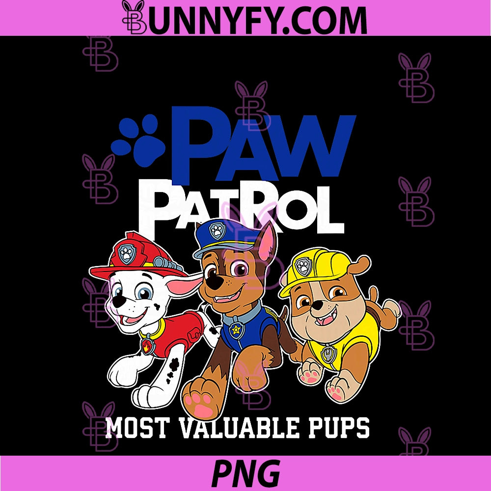 Paw Patrol Most Valuable Pups PNG, Heroic Trio Graphic PNG