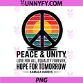 Peace Unity Love for All PNG, Equality Forever Hope for Tomorrow PNG