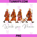 Peace Walking Monks and Aloka PNG, Dog Walk for Peace PNG