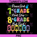 Peace We Out 7th Grade Summer PNG, Graduation Seventh Grader Grad PNG