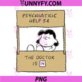 Psychiatric Help 5 Cents PNG, The Doctor Is In Cartoon PNG