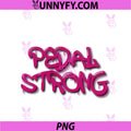 Pedal Strong PNG, Graffiti Cycling Design PNG