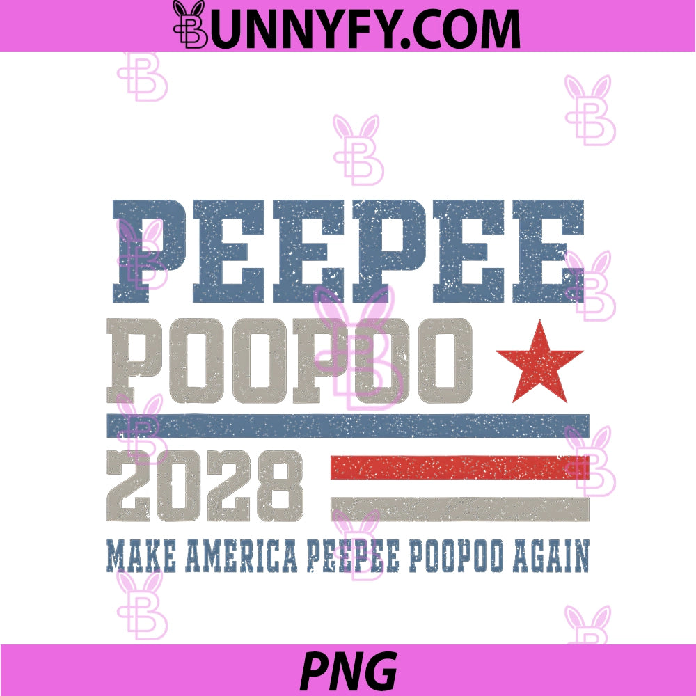 Pee Pee Poo Poo 2028 Peepee Poopoo PNG, Funny Sarcastic Meme PNG