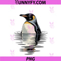 Penguin PNG, Water Reflection Lake PNG