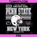 Penn State Nittany Lions PNG, Pinstripe Bowl 2025 Football Navy PNG