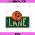 Penny Lane Vintage Street Sign PNG, 1967 Retro Music Lyric PNG
