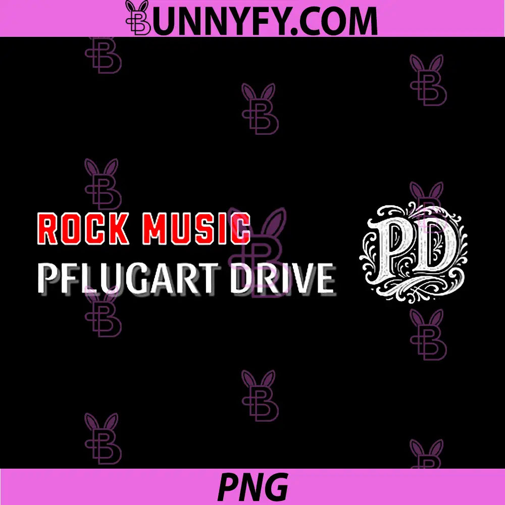 Rock Music Pflugart Drive Band Logo PNG, Pflugart Drive PD PNG