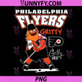Philadelphia Flyers Gritty PNG, Mascot Signature NHL Licensed PNG