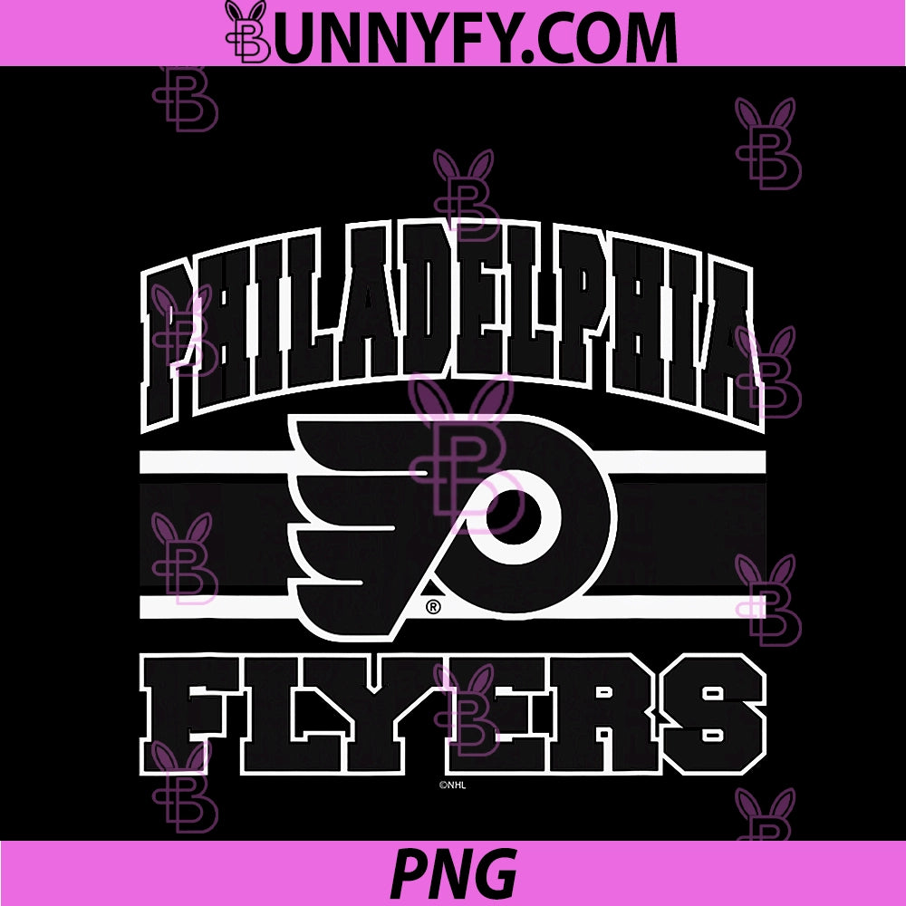 Philadelphia Flyers PNG, Stripe Orange Officially Licensed PNG