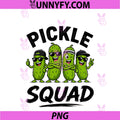 Pickle Squad Pickles PNG, Funny Pickle Lover Design PNG