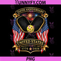 Pickleball Lover 4th of July PNG, 250 Years 250th Anniversary USA PNG