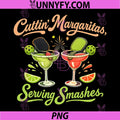 Pickleball Margarita PNG, Retro Graphic Serving Smashes PNG