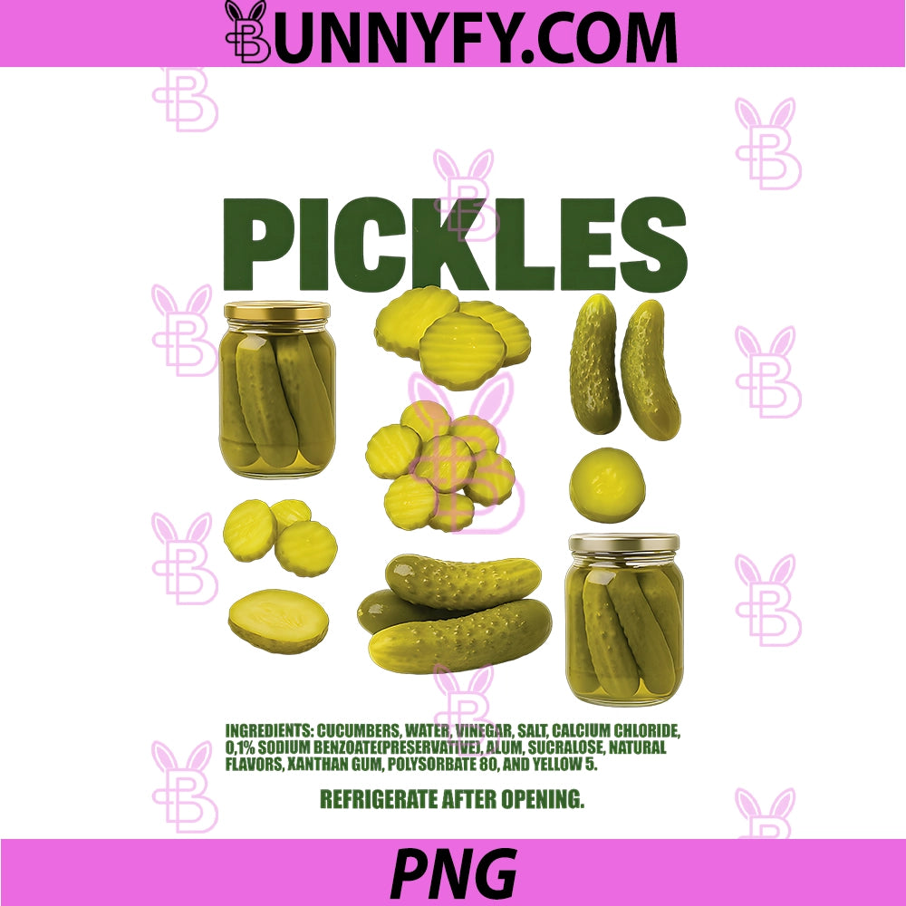 Pickles Funny PNG, Design For Snack And Food Fans PNG