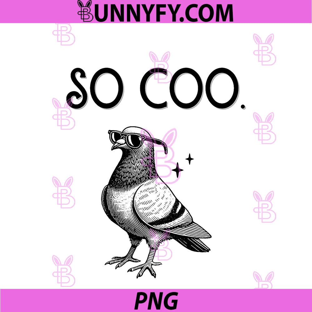 Pigeon Stay Coo Pun PNG, Funny Bird Breeder PNG