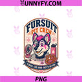 Pink Fursuit Pit Crew PNG, Cooling Crew Graphic PNG