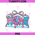 Pink Patterned Mama PNG, Mom,Women,Mother's Day PNG