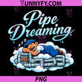 Pipe Dreaming PNG, Plumber Pun Cartoon Pipe Cloud Graphic PNG