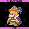 Pirate Clown Duck PNG, Anime Design PNG