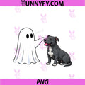 Pit Bull Boo P Ghost Nose Boop PNG, Halloween Dog Lover PNG