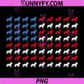 Pitbull Patriotic USA Flag Funny PNG, 4th of July Pittie Lovers PNG