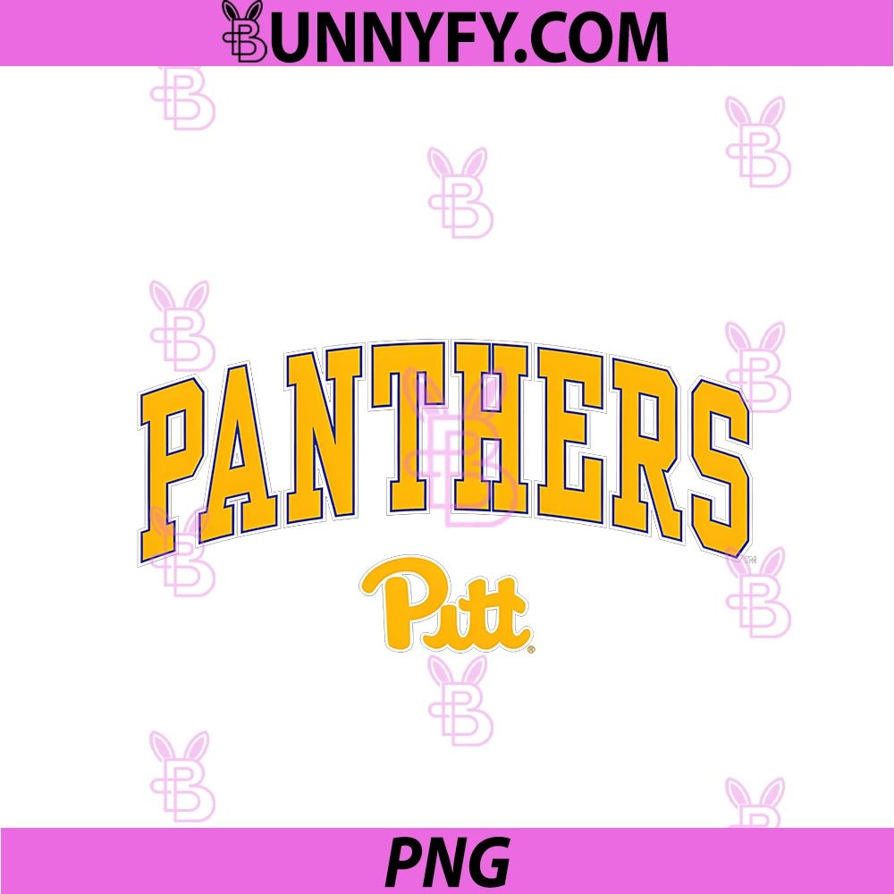 Pittsburgh Panthers Arch Over Royal PNG, Officially Licensed PNG